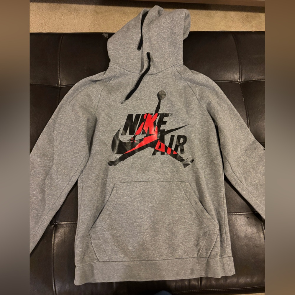 Nike Air Gray Hoodie-Men’s Small